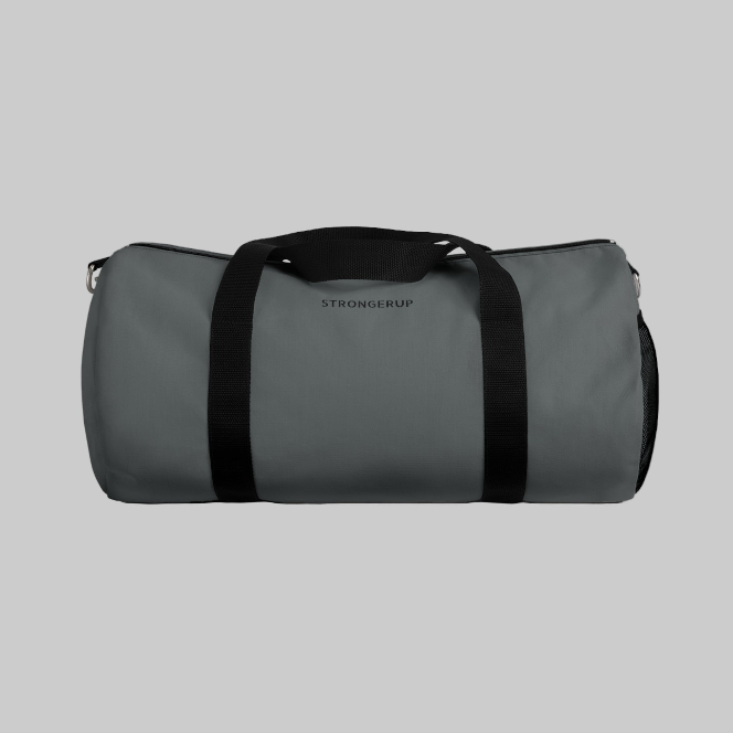 DUFFEL BAG AND HANDBAG