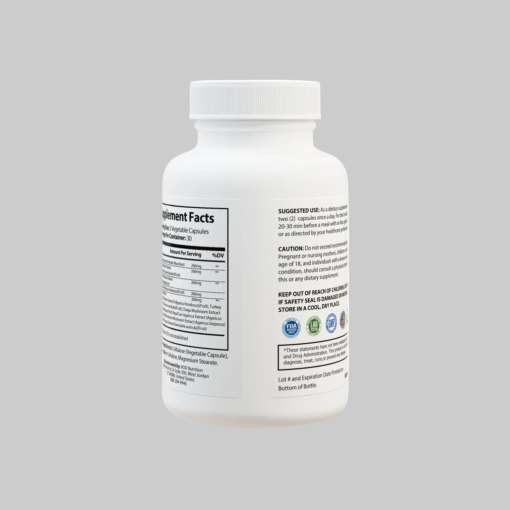 Mushroom Blend Supplement (60 Capsules)