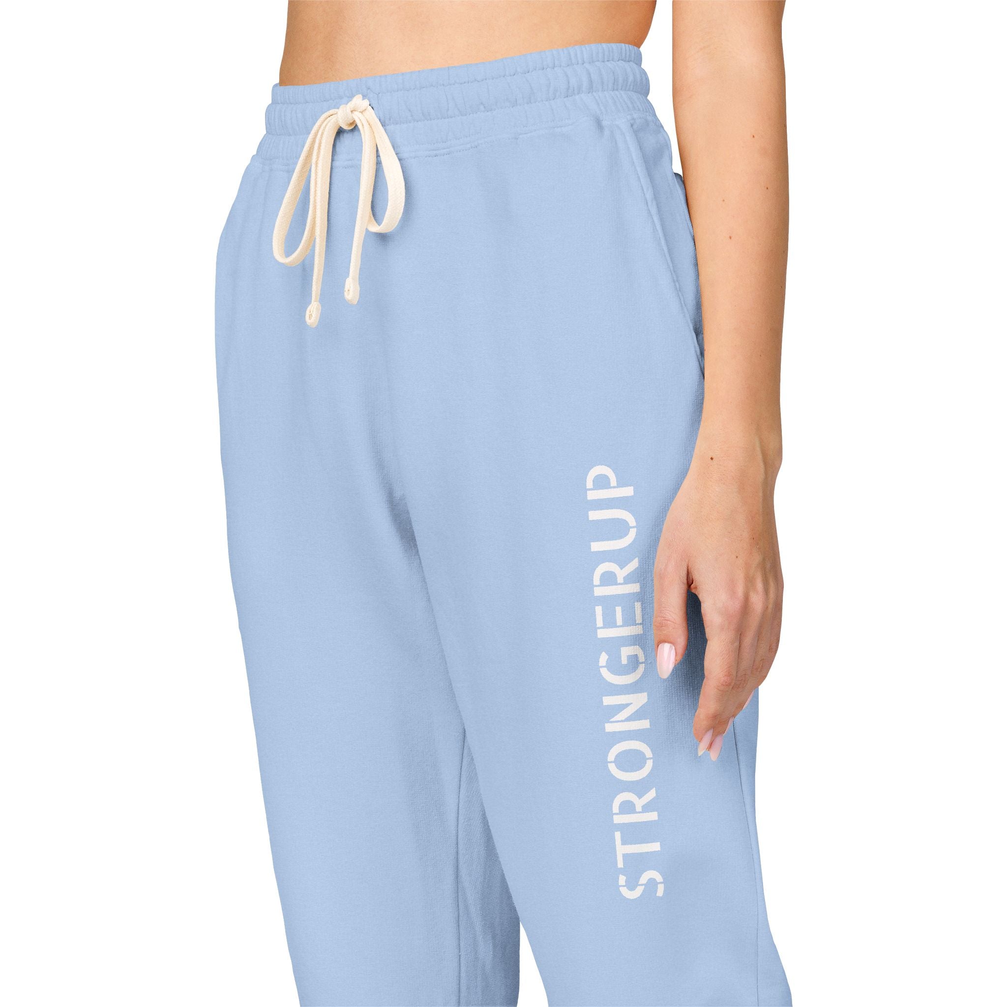 Unisex Garment-Dyed Fleece Sweatpants