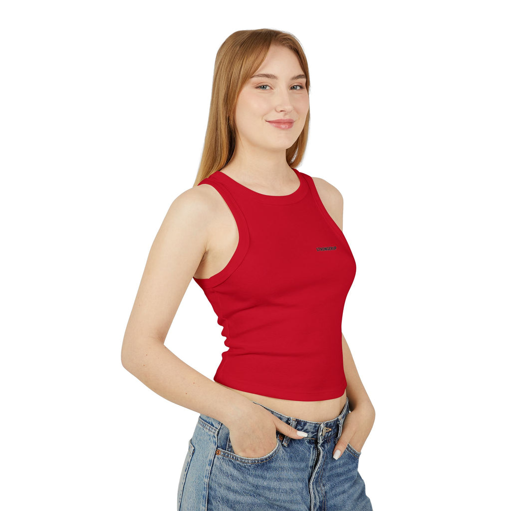 Micro Rib Racer Tank Top