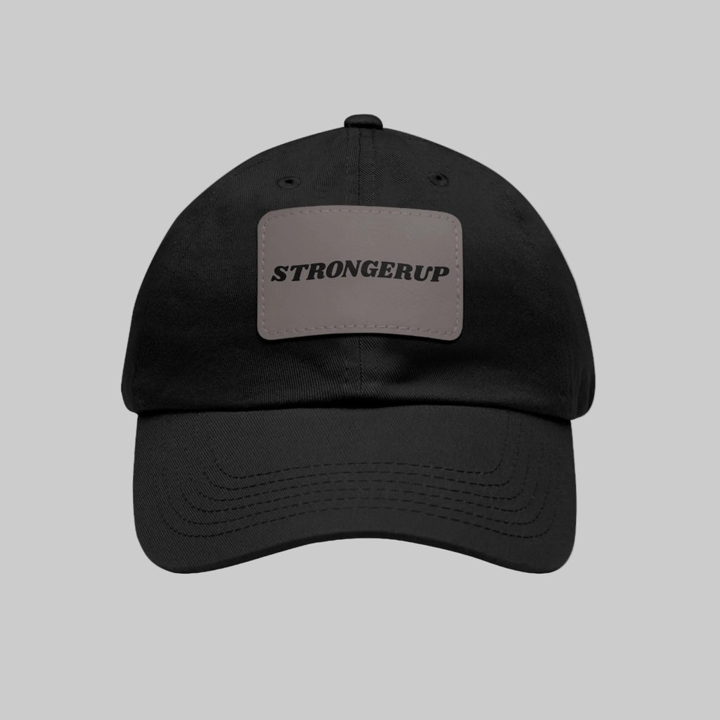 Dad Hat with Leather Patch