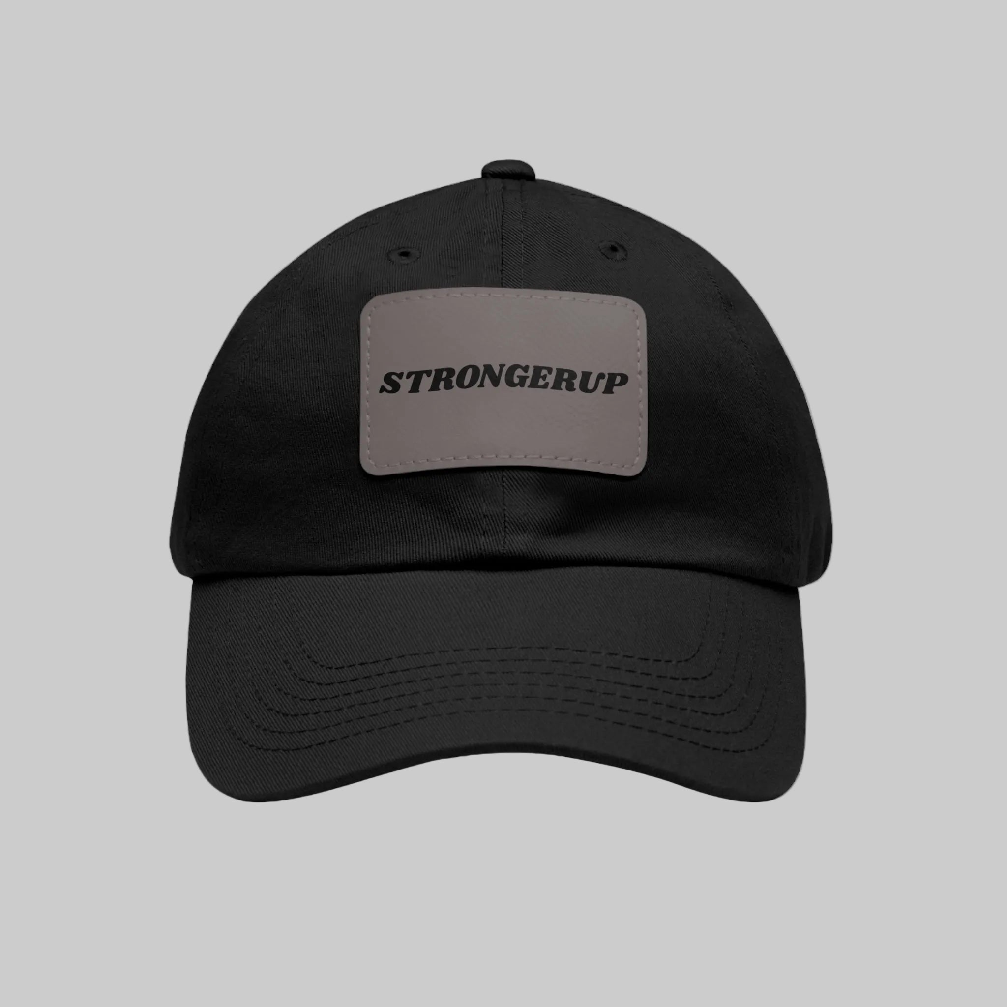 Dad Hat with Leather Patch