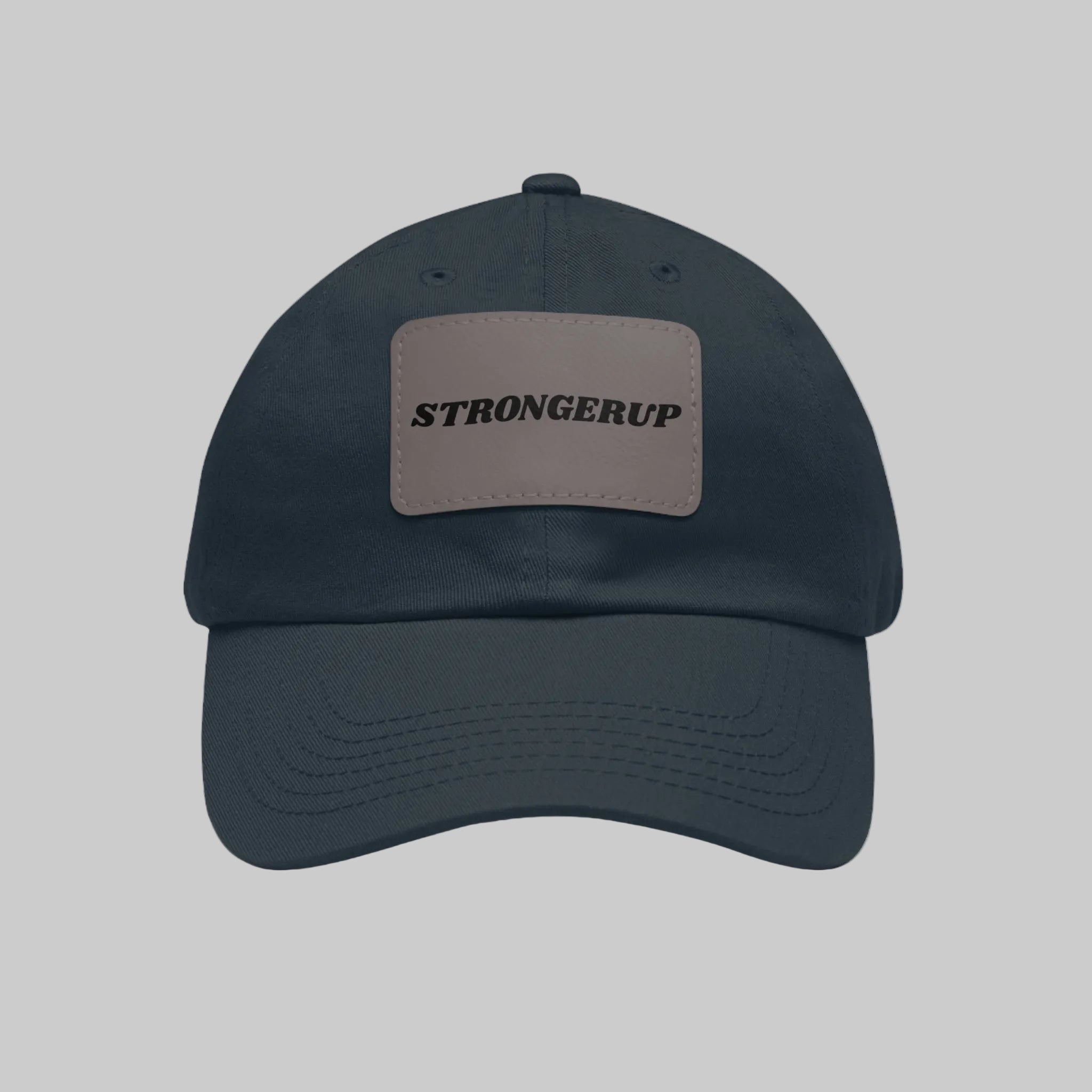 Dad Hat with Leather Patch