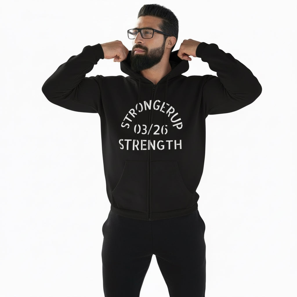 Hooded Zip Sweatshirt