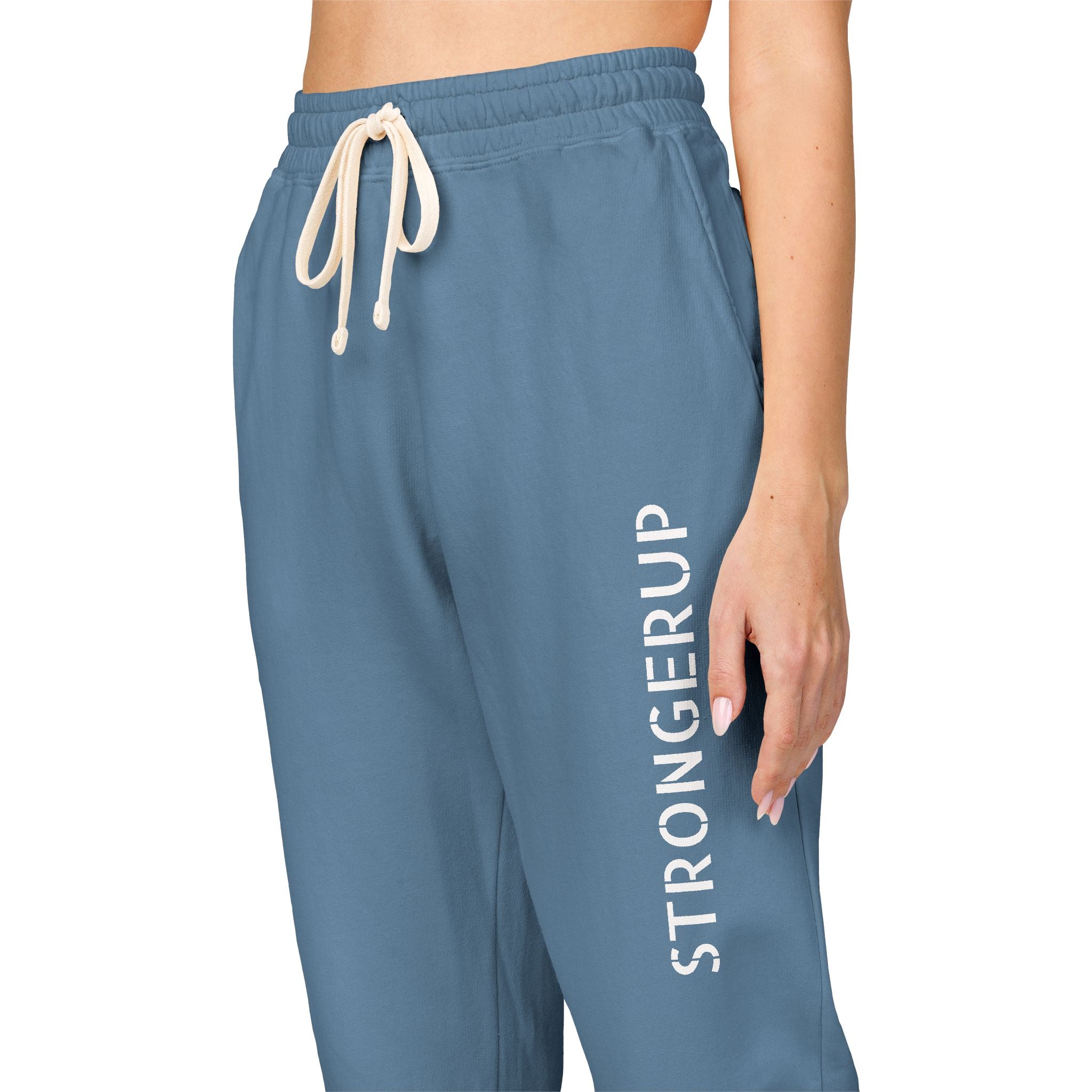 Unisex Garment-Dyed Fleece Sweatpants