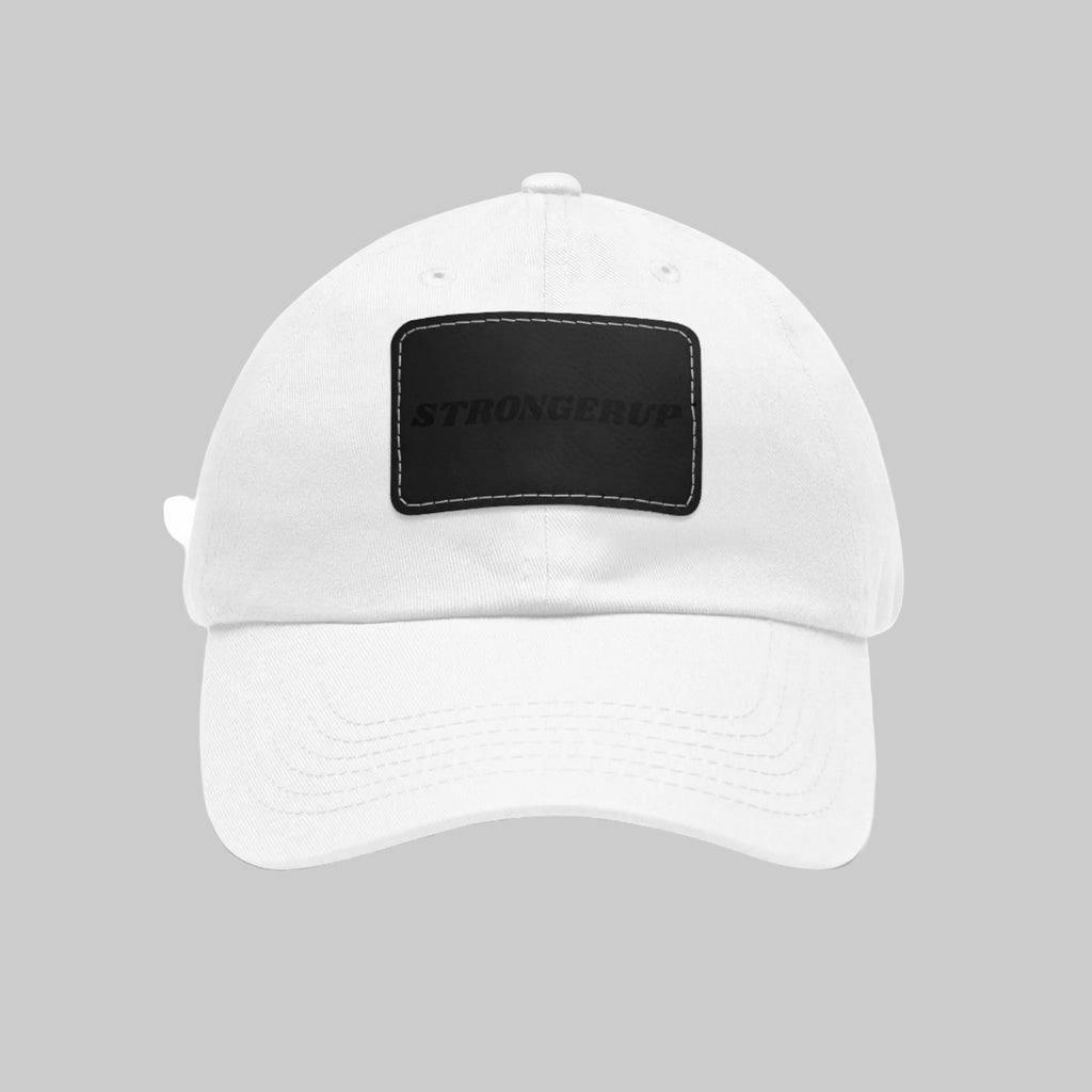 Dad Hat with Leather Patch