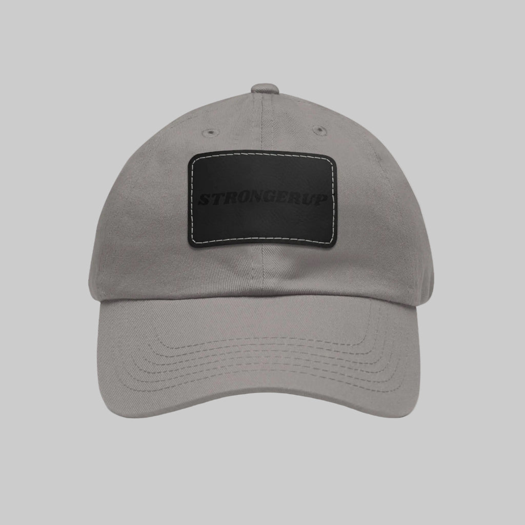 Dad Hat with Leather Patch
