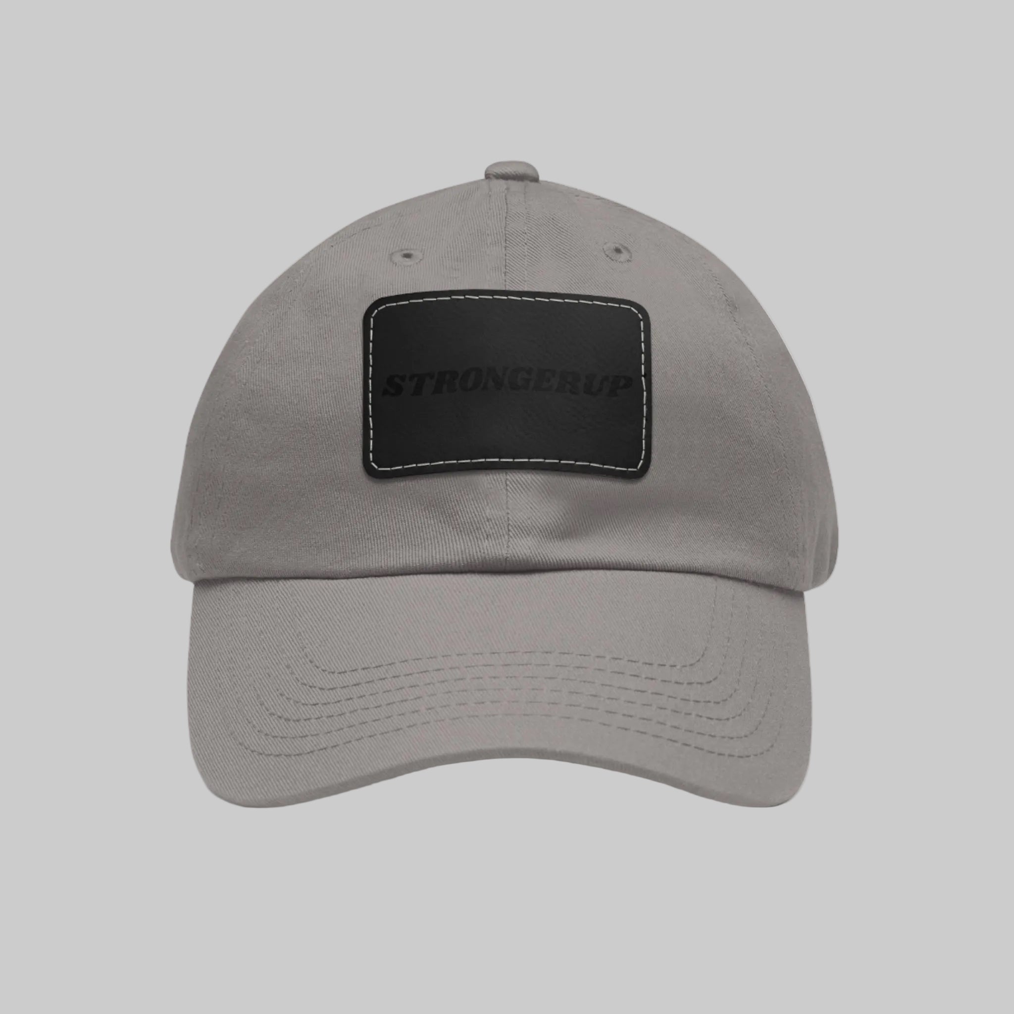 Dad Hat with Leather Patch