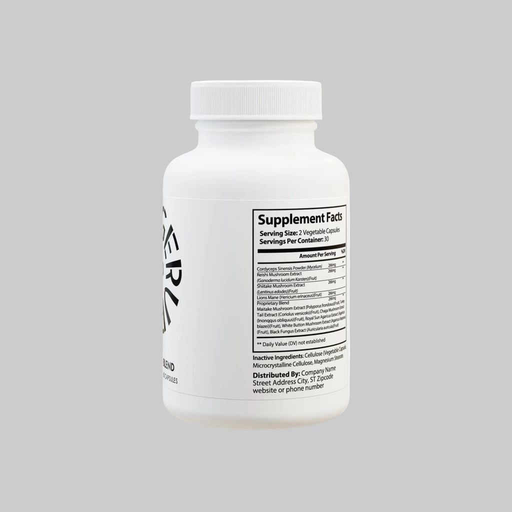Mushroom Blend Supplement (60 Capsules)