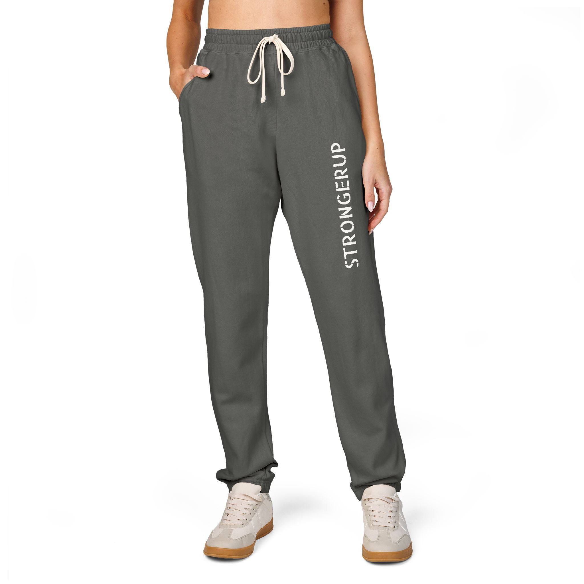 Unisex Garment-Dyed Fleece Sweatpants