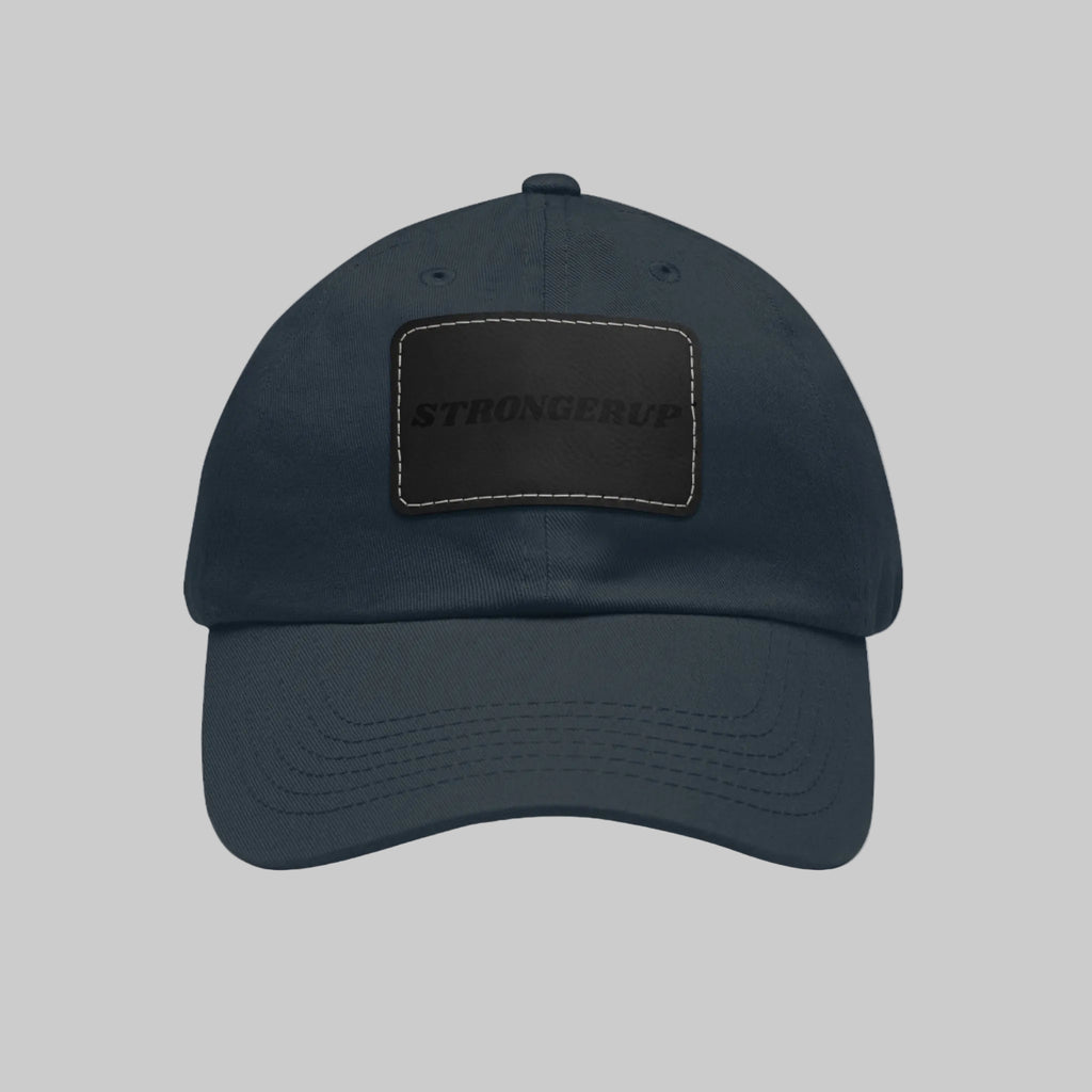 Dad Hat with Leather Patch