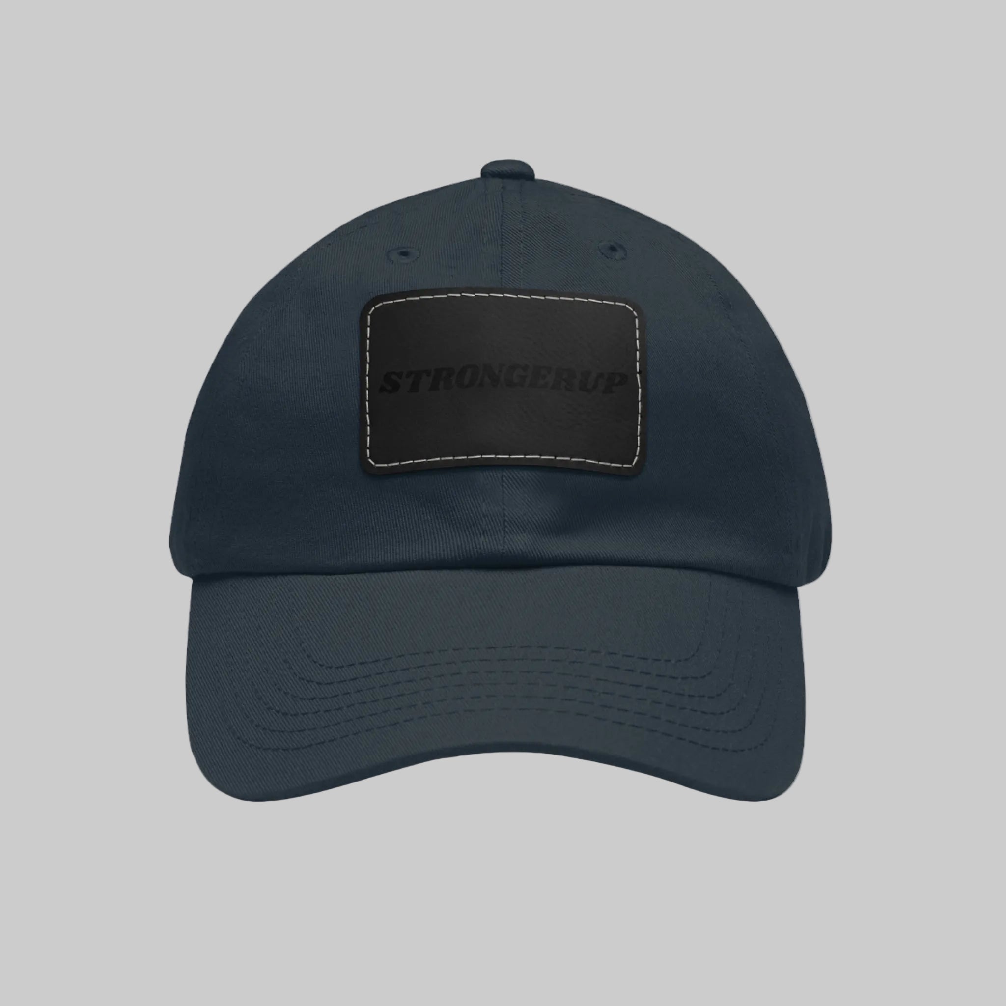 Dad Hat with Leather Patch