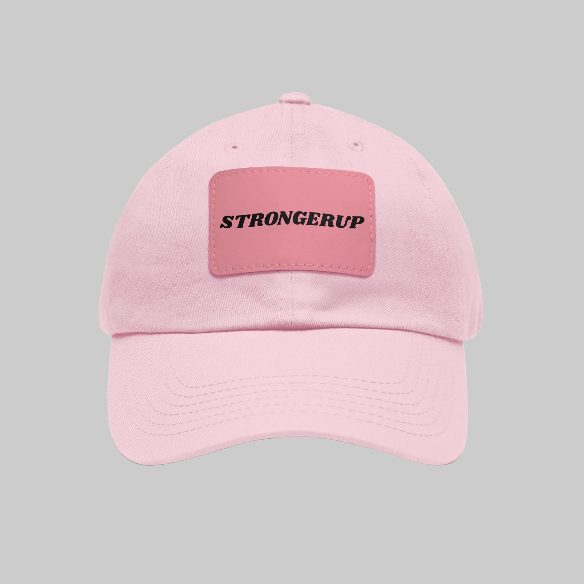 Dad Hat with Leather Patch