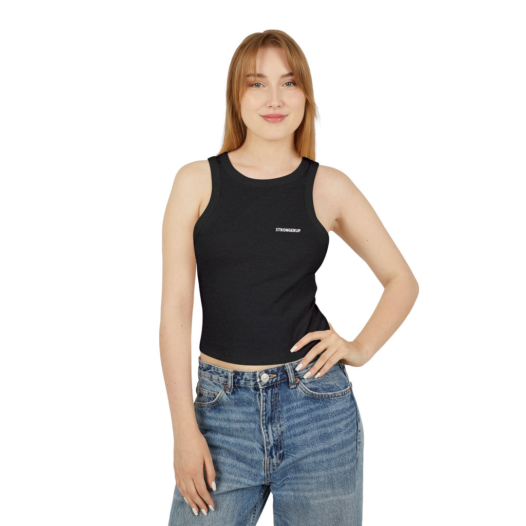 Micro Rib Racer Tank Top