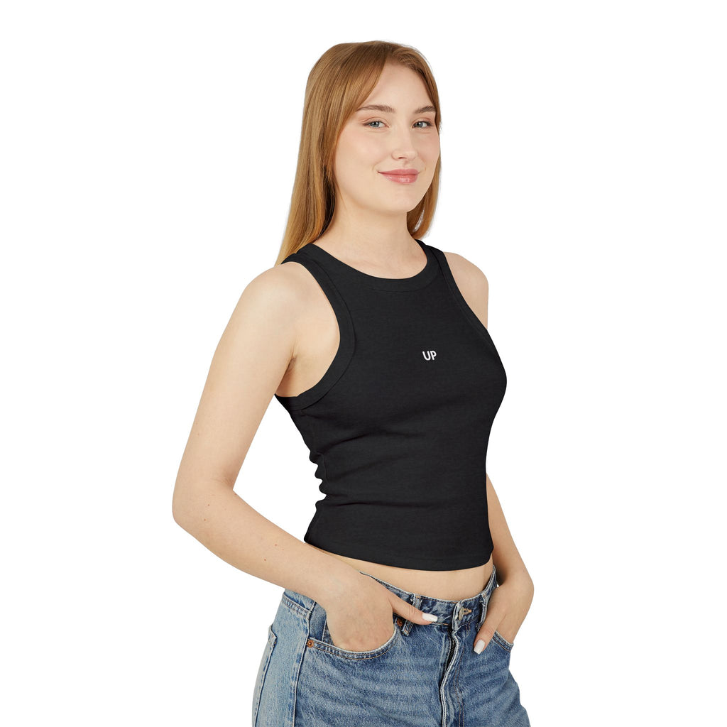 Micro Rib Racer Tank Top