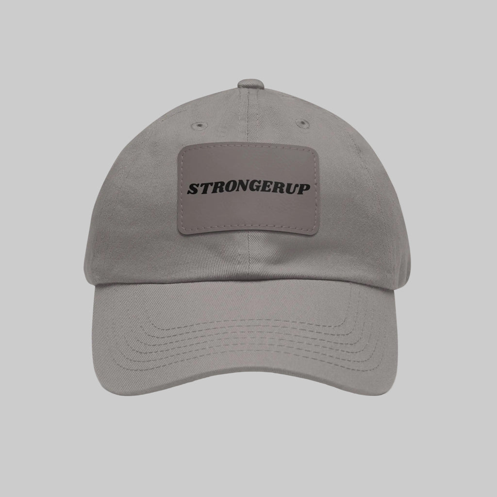 Dad Hat with Leather Patch