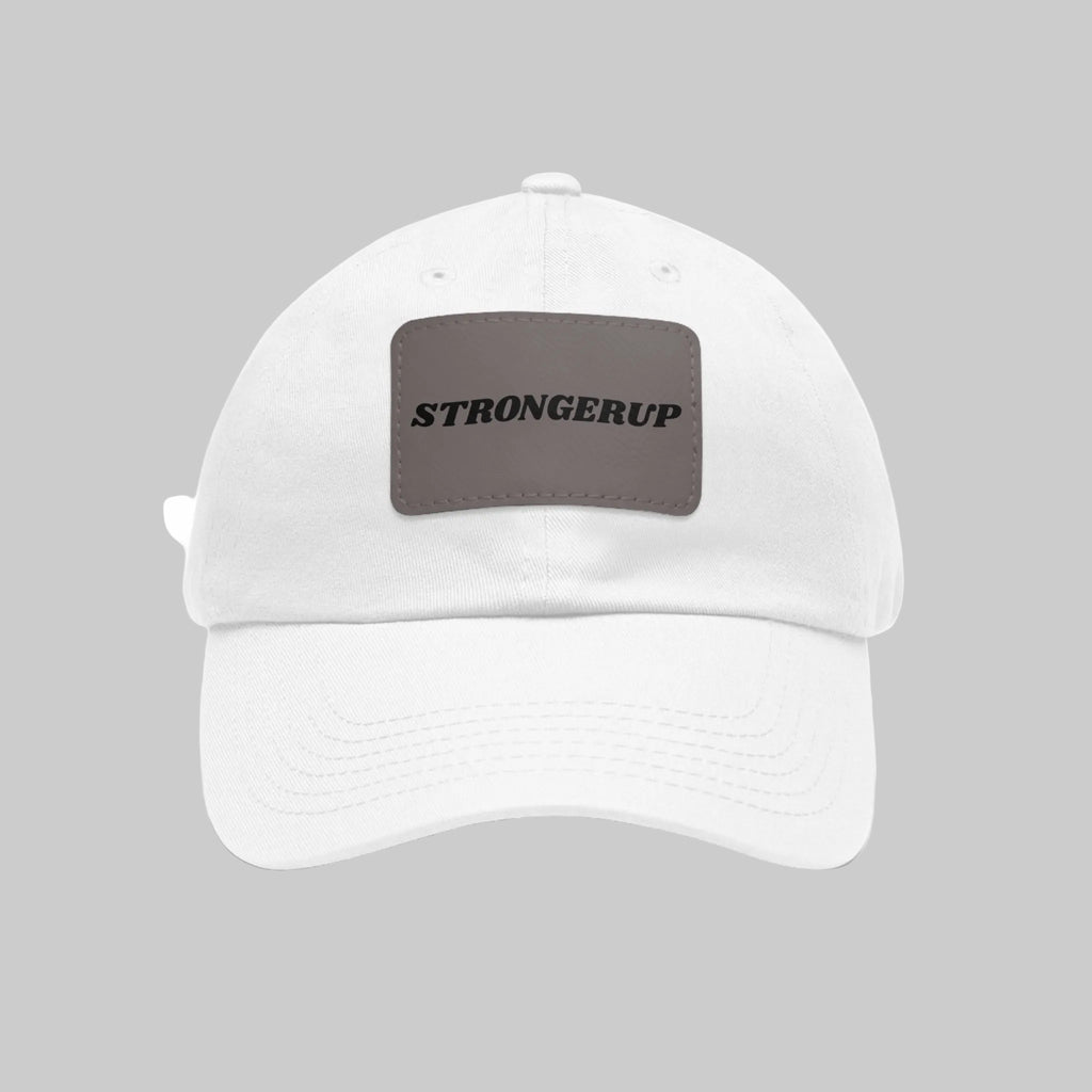 Dad Hat with Leather Patch