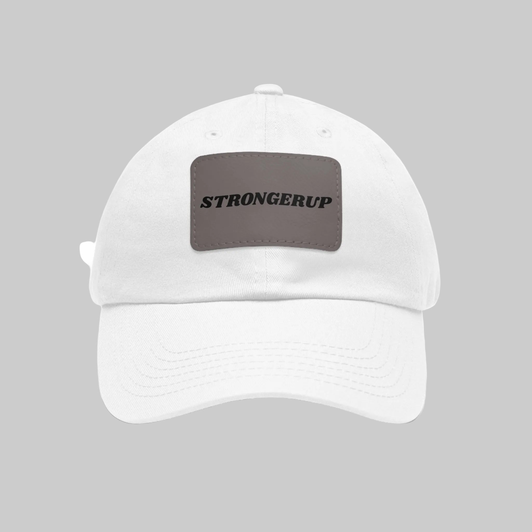 Dad Hat with Leather Patch