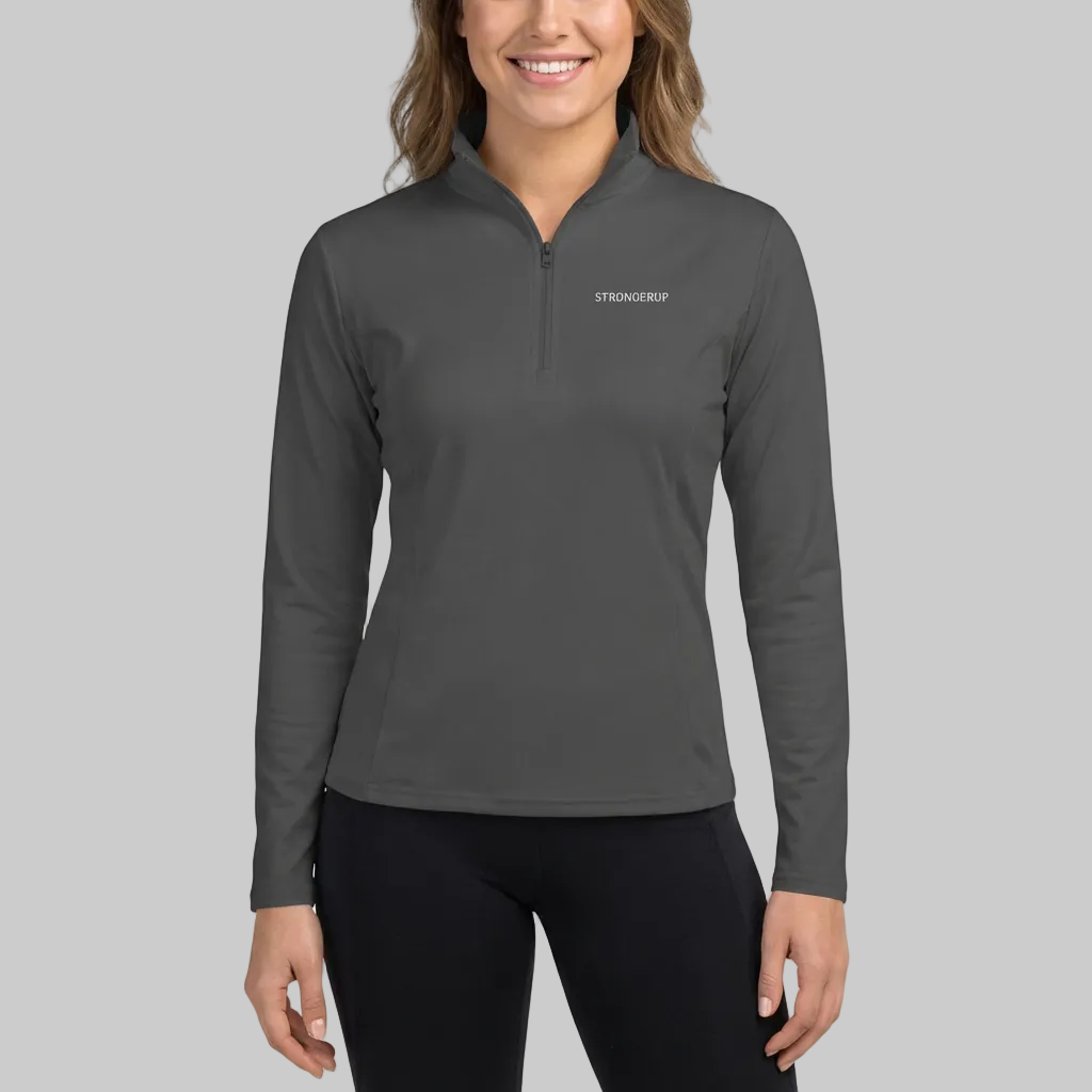 Ladies Quarter-Zip Pullover