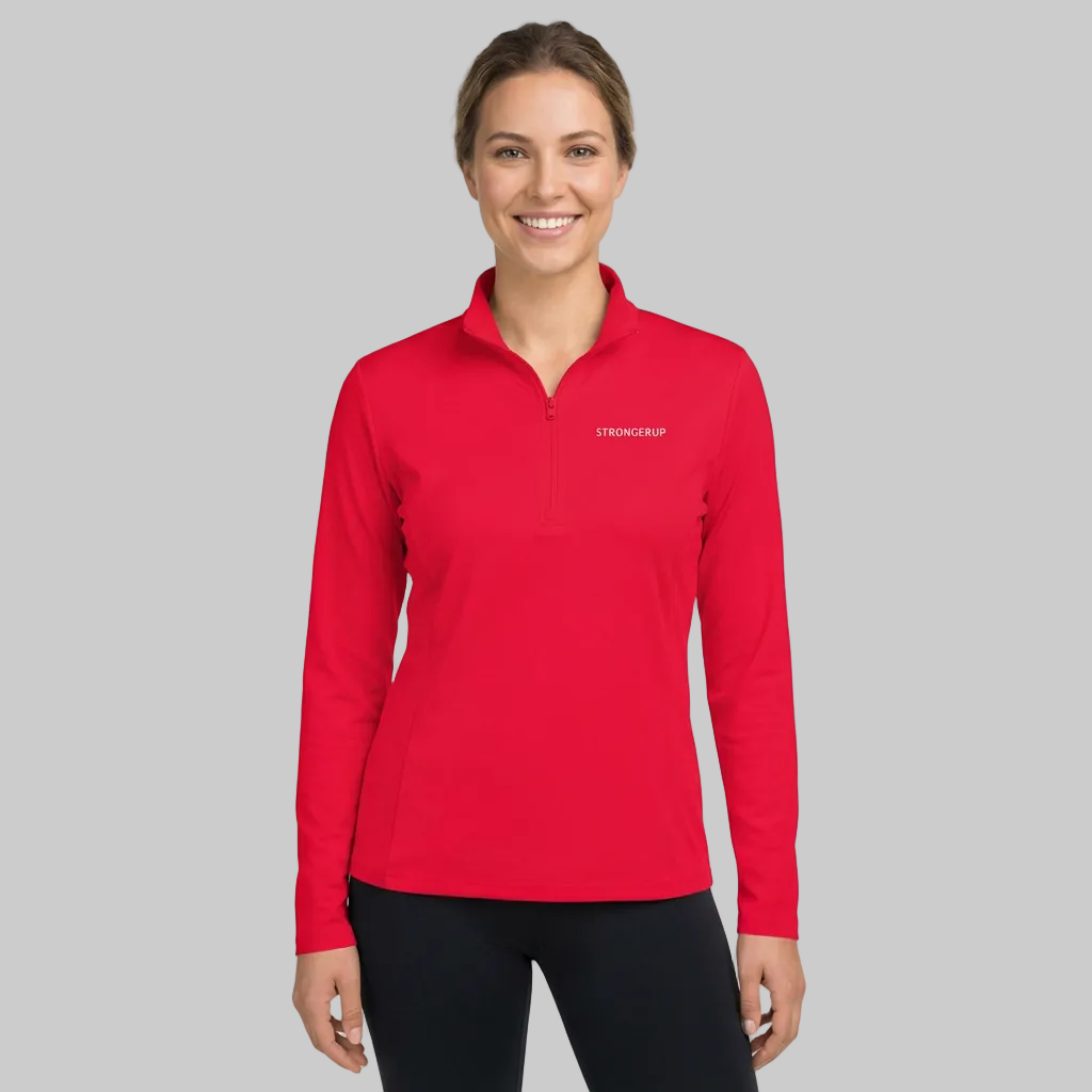 Ladies Quarter-Zip Pullover