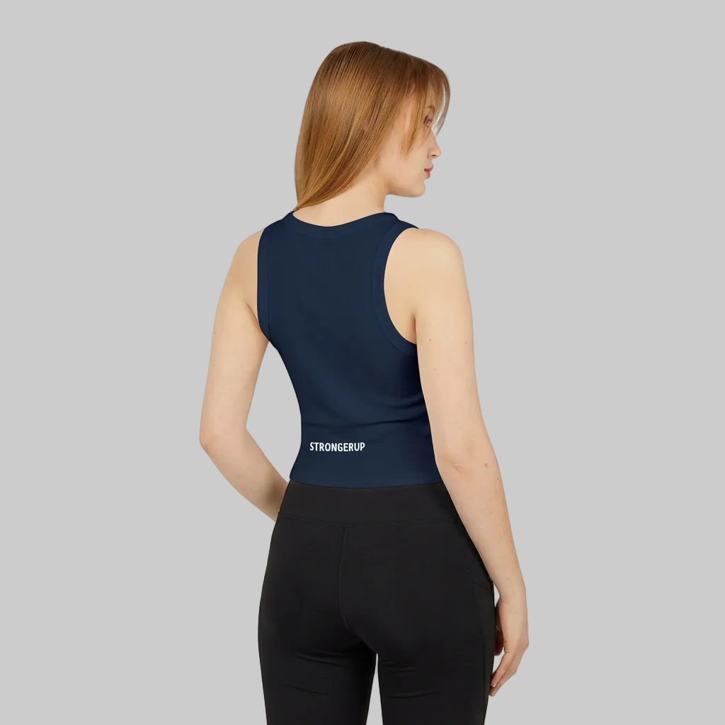 Micro Rib Racer Tank Top