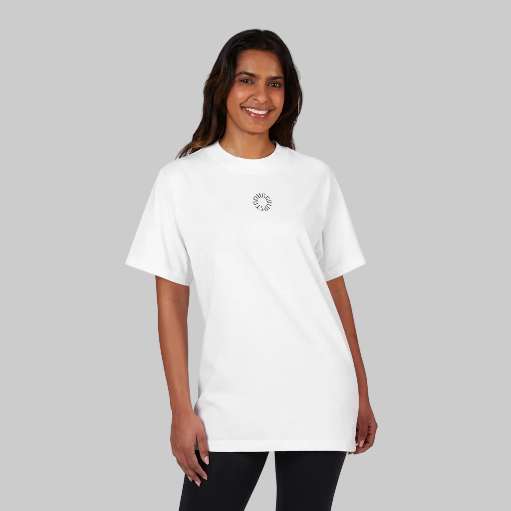 Garment-Dyed Drop-Shoulder T-Shirt