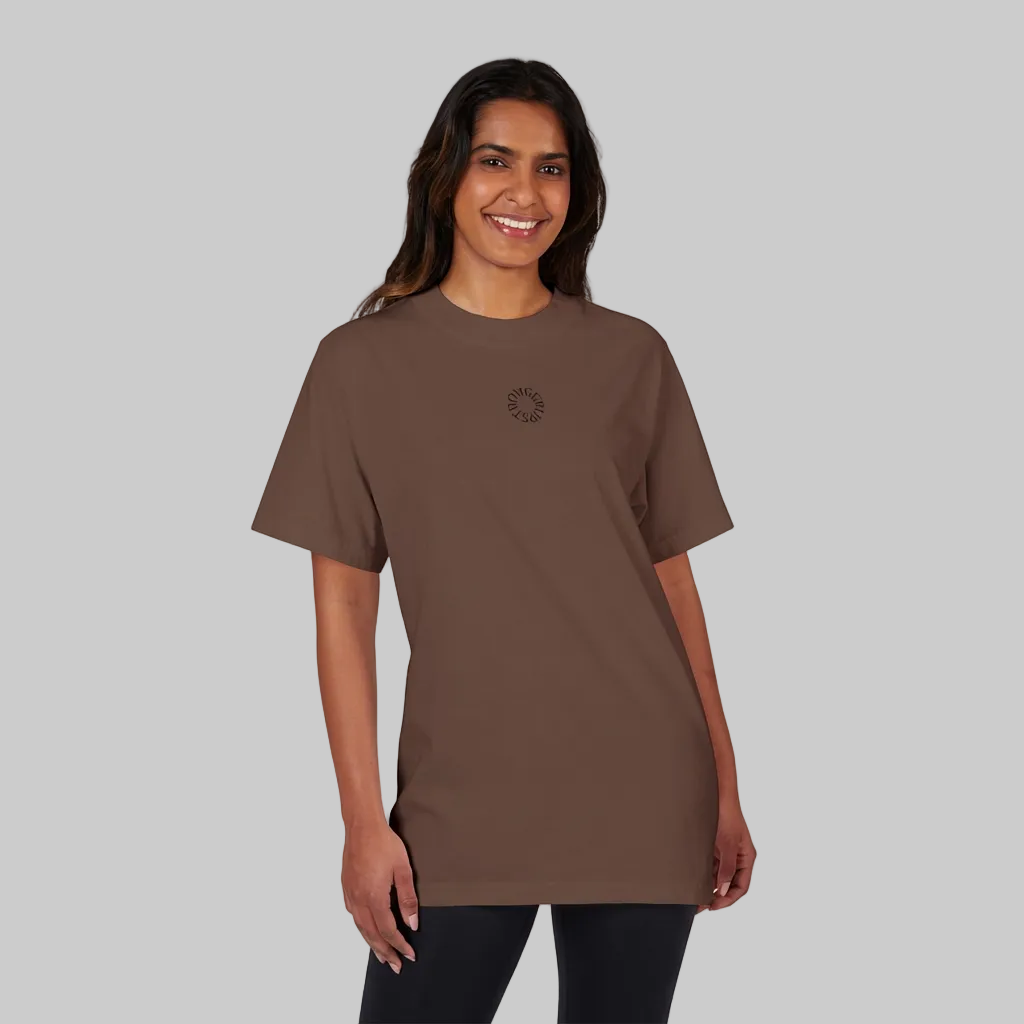 Garment-Dyed Drop-Shoulder T-Shirt