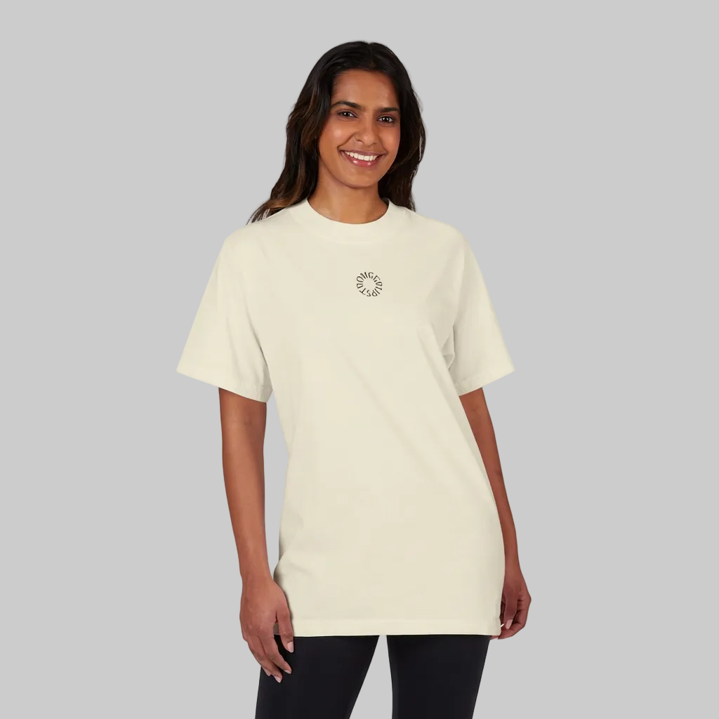 Garment-Dyed Drop-Shoulder T-Shirt