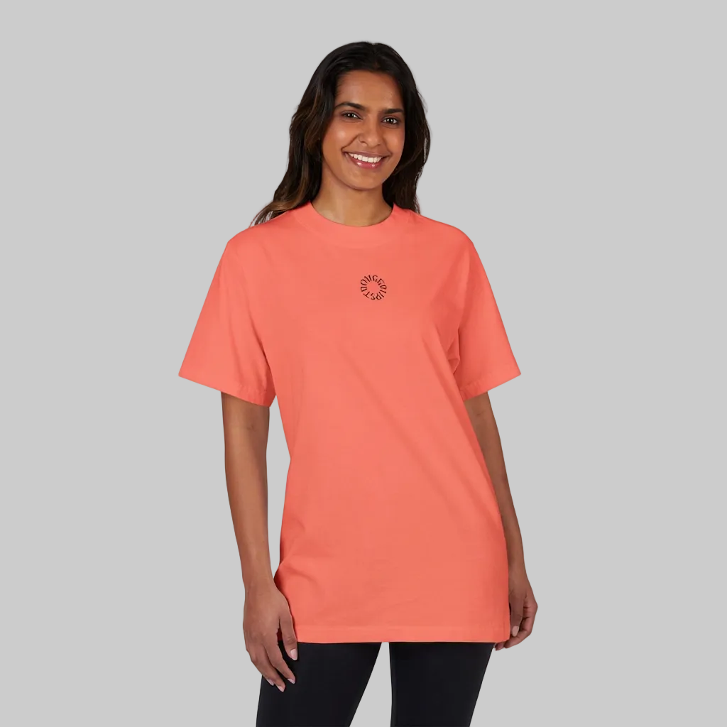 Garment-Dyed Drop-Shoulder T-Shirt