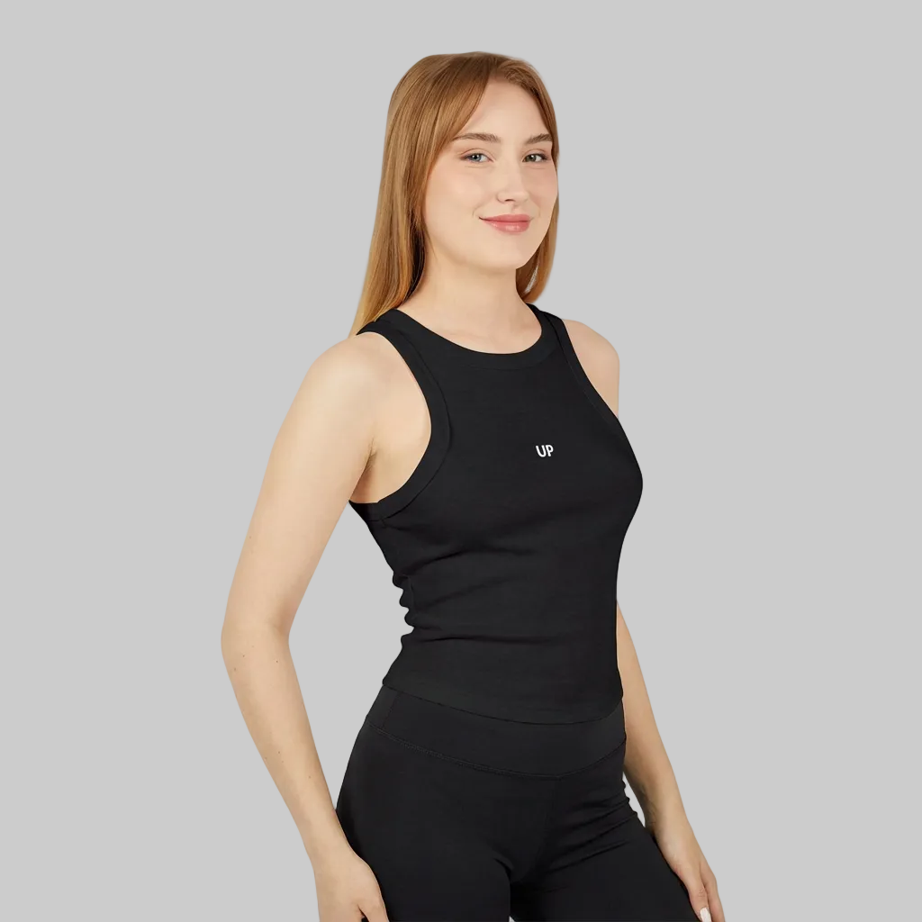 Micro Rib Racer Tank Top