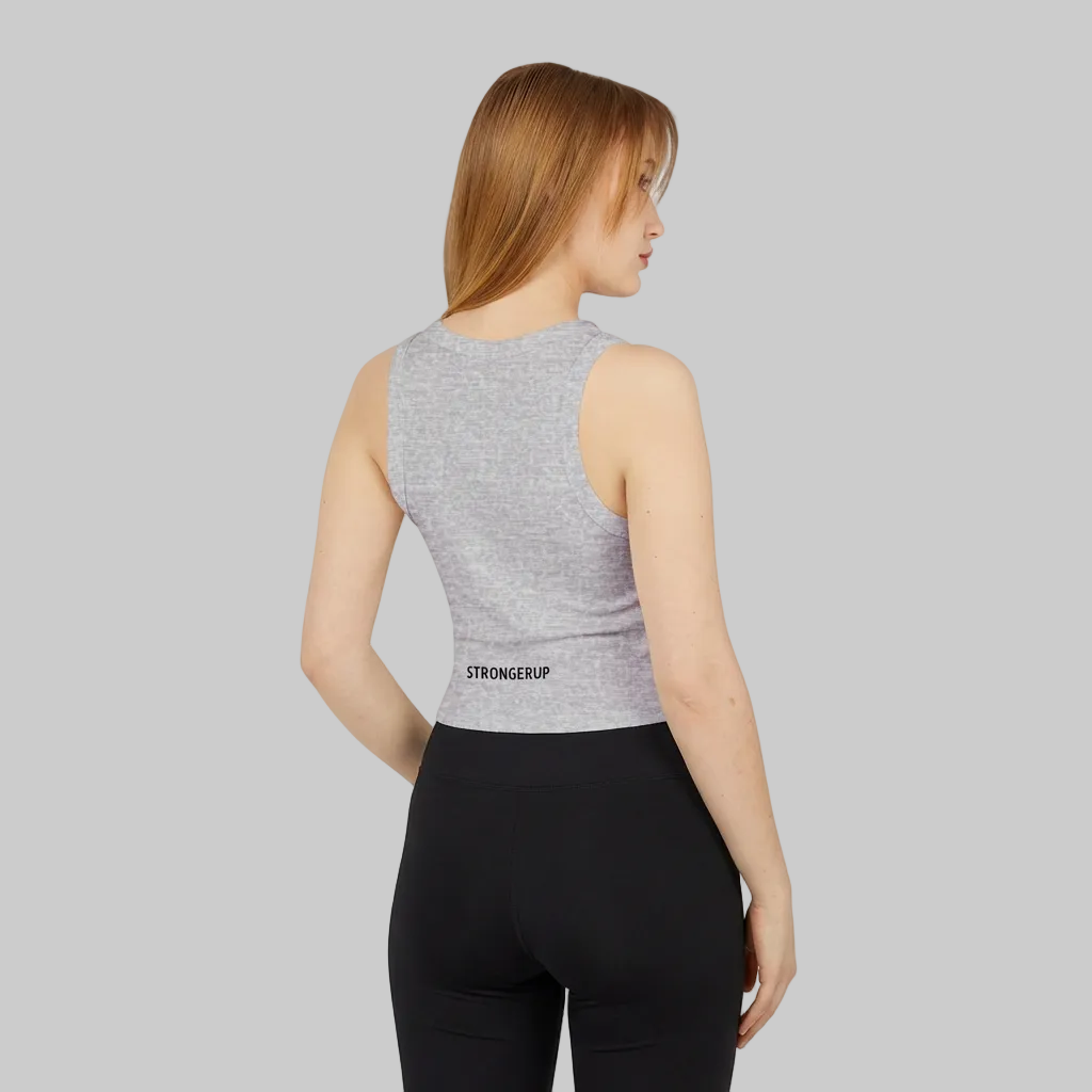 Micro Rib Racer Tank Top