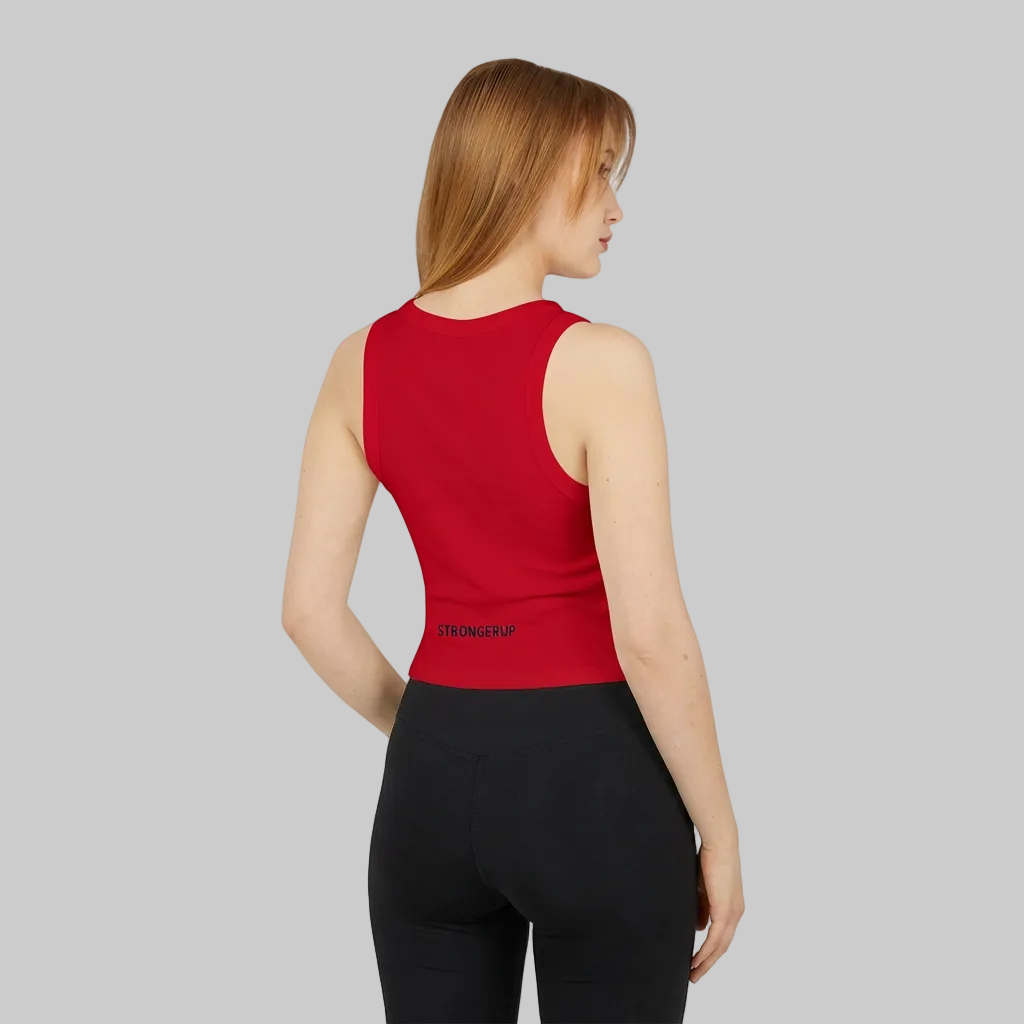 Micro Rib Racer Tank Top